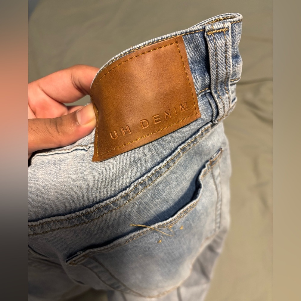 Blue Slim Ripped Jeans, (MINT CONDITION) - Picture 4 of 4
